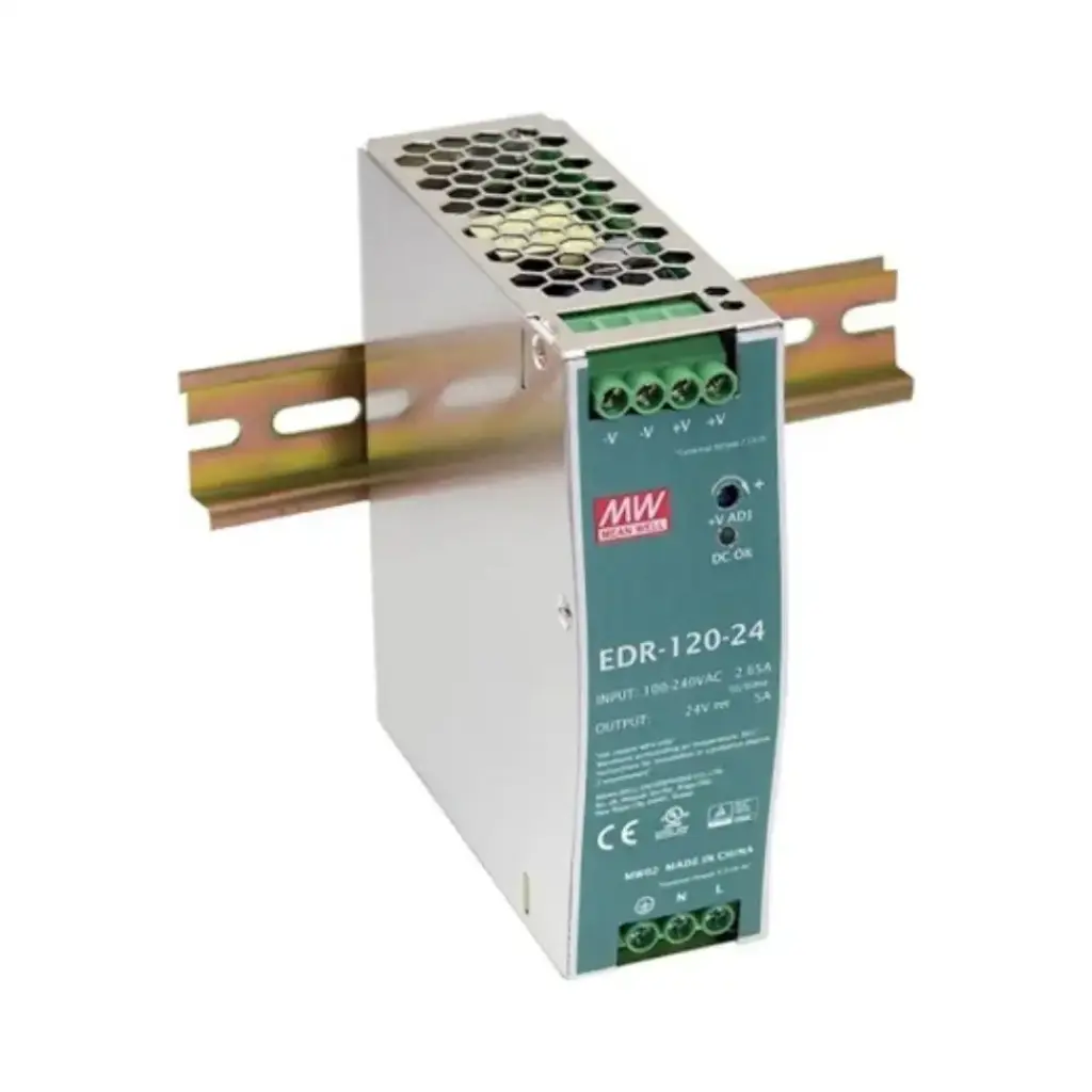 Meanwell EDR-120-24 – DIN Rail Power Supply | ProSens Automation