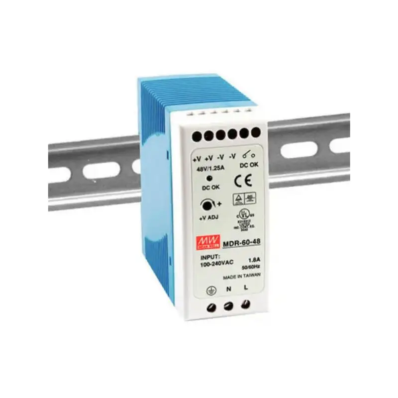 Meanwell MDR-60-48 – DIN Rail Power Supply | MDR-60-48 | ProSens Automation